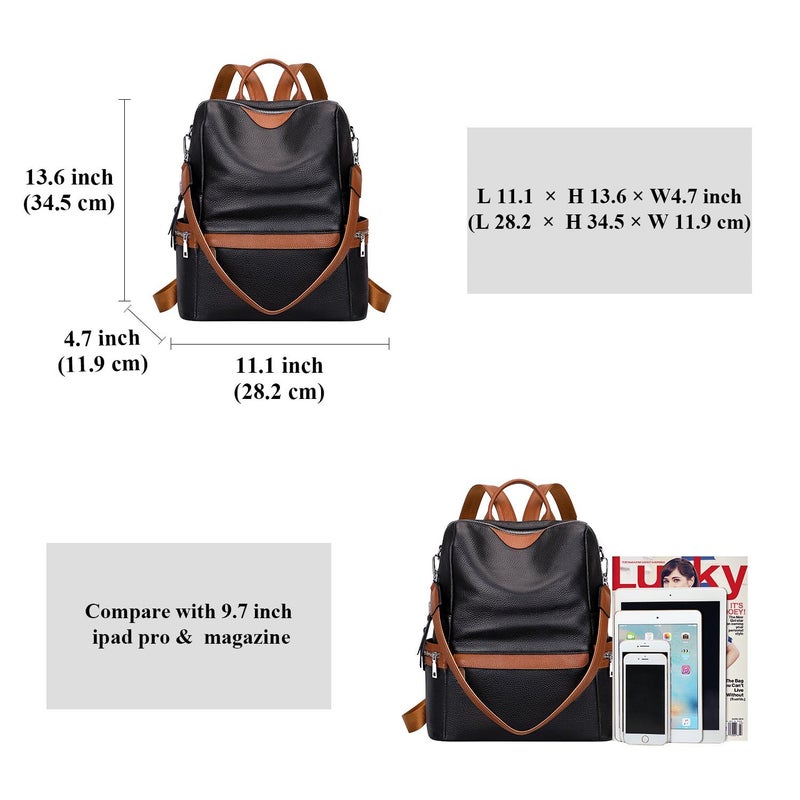 MUCHOVA Premium Bag For Women Casual Backpack Antic Design Backpack Purse For Girl Crossbody Strap - Image 3