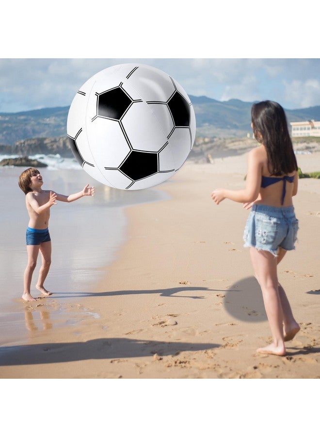 Shindel 27-Inch Giant Inflatable Soccer Ball - Soccer Themed Party Decor & Beach Pool Games, Heavy-Duty Without BPA Vinyl Ball for Outdoor Sports, Backyard, Lake & Birthday Activities - Image 5