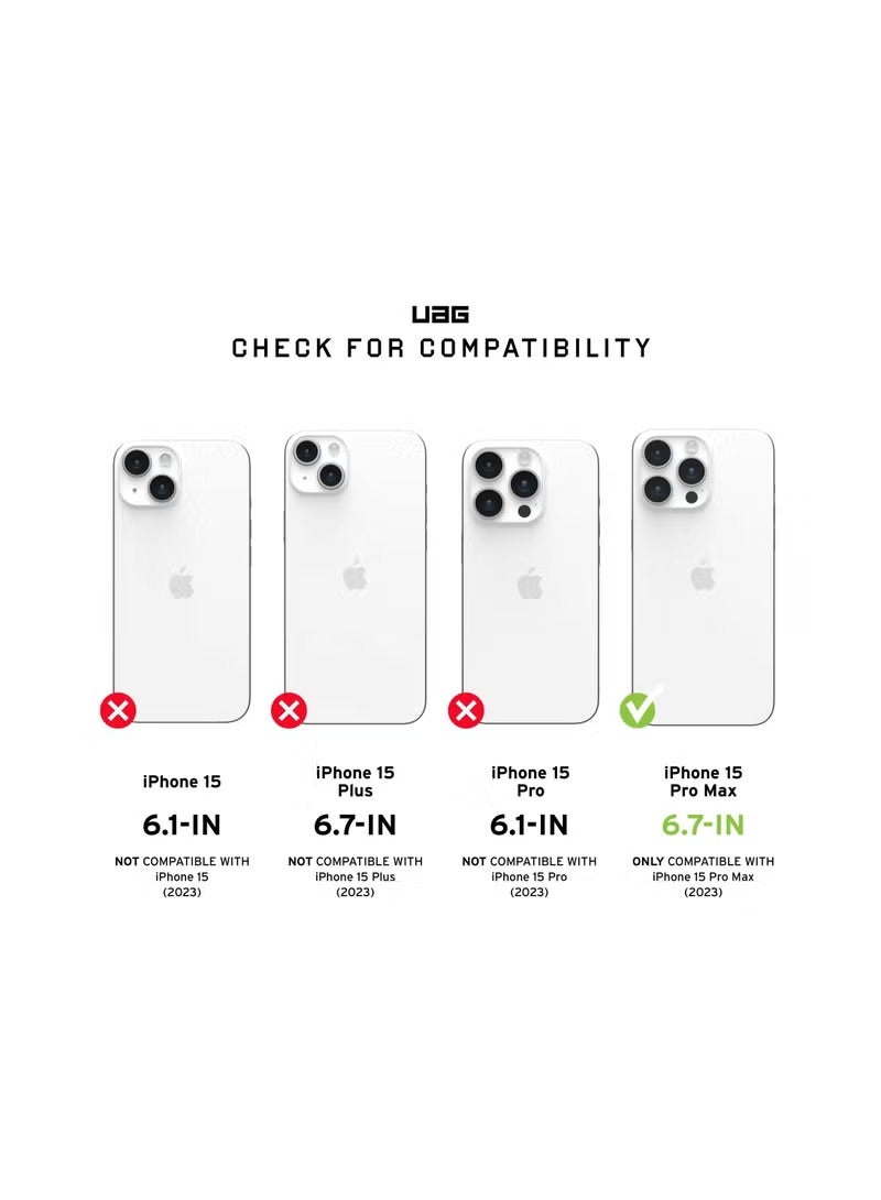 Case Compatible with iPhone 14 Pro Max Case Plyo Ash/White Built-in Magnet Compatible with MagSafe Charging Rugged Anti-Yellowing Transparent Clear Protective Cover