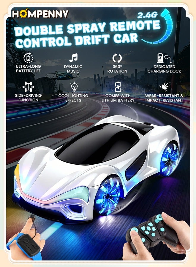 Hompenny 2.4G Kids Remote Control car – Dual Mode Control, 360° Stunt Drift, Cool Lights & Music, Includes Battery & Accessories, Long Battery Life, Durable & Crash-Resistant, Suitable for Boys & Girls - Image 1