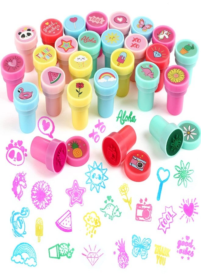 Kesote Assorted Stamps for Kids 26Pcs Self-Inking Stamps for Easter Egg Halloween Christmas Stuffers, Birthday Party Favor for Kids, Teacher Stamps - Image 1