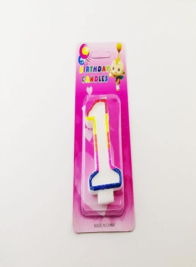 Birthday Candle - Multicolor - 1
