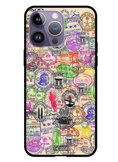 Protective Case Cover For Apple iPhone 14 Pro Max 6.7" 2022 Passport Stamp