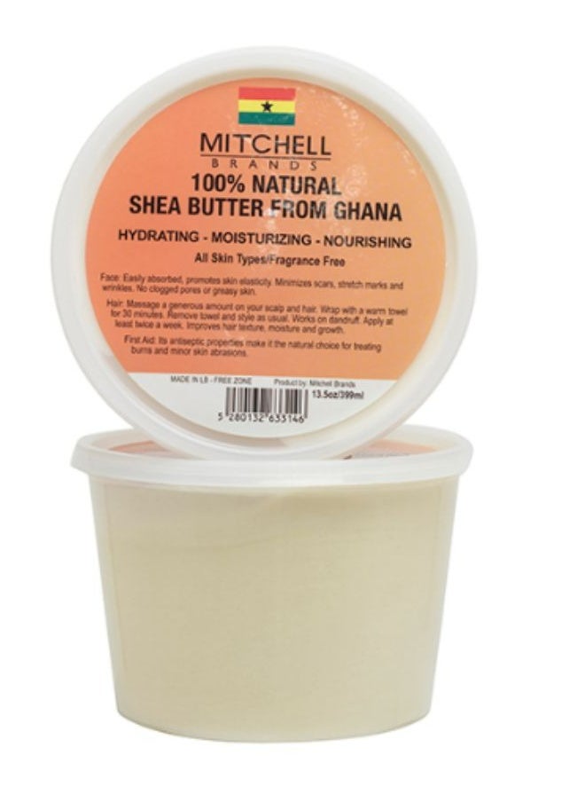 mitchell Natural Shea Butter Whipped- White 399 ML 
