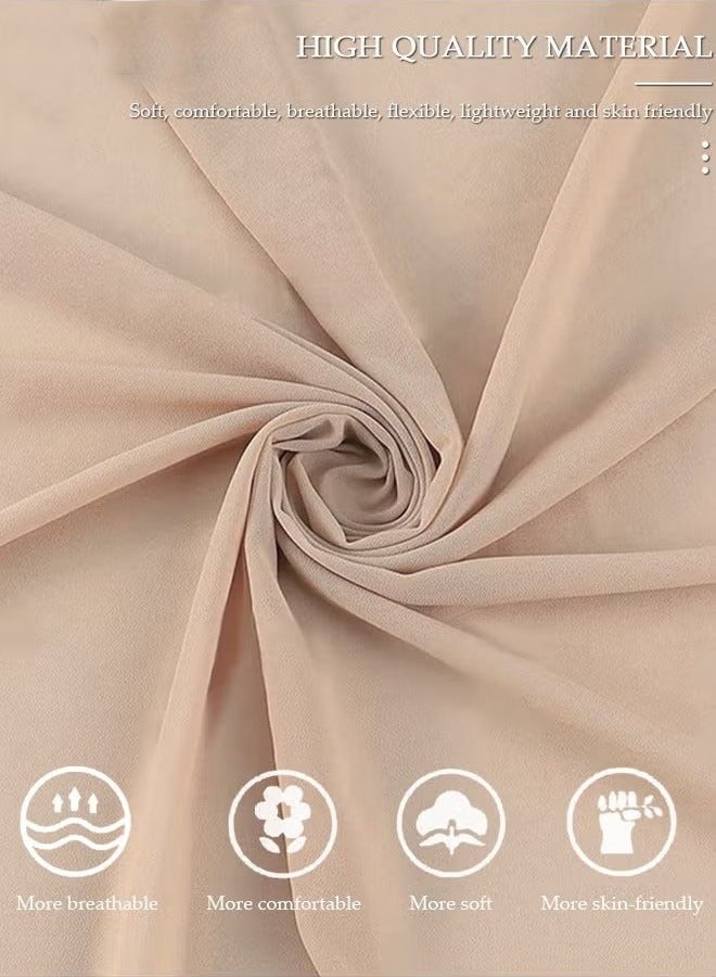 Women's Hijab, Premium Breathable Chiffon Hijab, Stylish and Comfortable Hijab Scarfs, Very Comfy & Good for Everyday Use, Versatile and Artistic Scarf for Women - Image 2