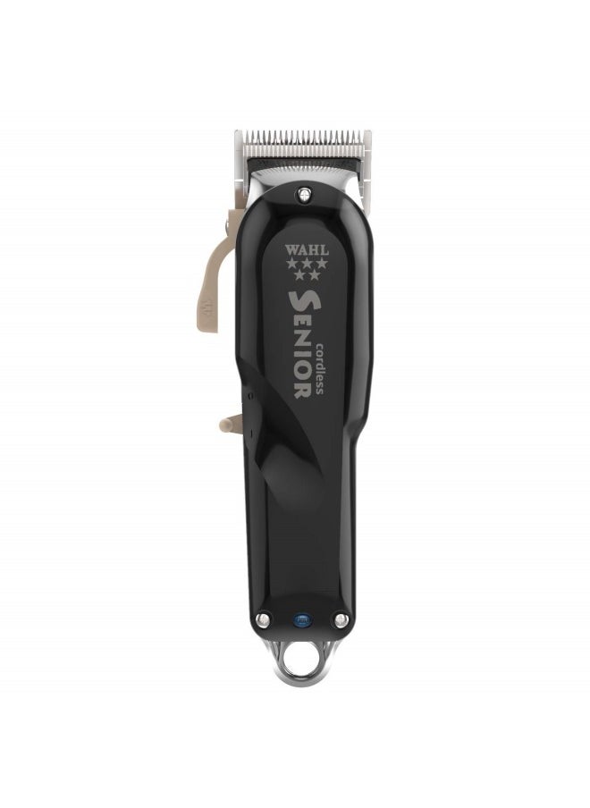 WAHL Wahl 5 Star Black Rechargeable Trimmer, Professional Trimmer, Close Trimming, Detail Trimming and Contouring, Lightweight, Rechargeable, Snap-In/Snap-Out Blades, Barber Supply  - Image 1