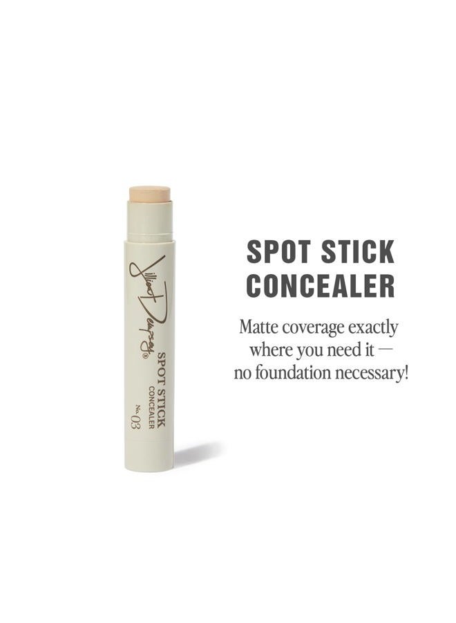 Jillian Dempsey Spot Stick Concealer | Easy Blending Matte Concealer for Blemishes & Uneven Skin Tones | Shade No. 03: Light Beige with Cool Undertones - Image 2