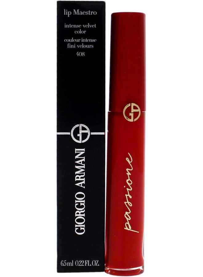 GIORGIO ARMANI أحمر شفاه سائل جورجيو أرماني ليب ماسترو - 408 باسيونه - Image 1