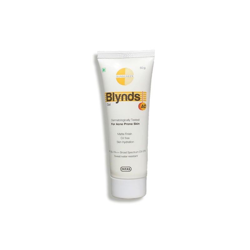 جل واقي الشمس بلايندز SPF 30 طيف واسع CW 375 UVAUVB PA بدون أثر أبيض مقاوم للماء مقاوم للعرق خفيف للغاية غير لزج للبشرة الدهنية والجافة والحساسة للرجال والنساء 50 جرام عبوة واحدة - Image 2