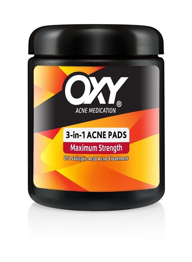 Oxy Maximum Action 3-In-1 Treatment Pads, 90 Count - Image 1