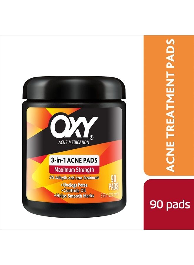 Oxy Maximum Action 3-In-1 Treatment Pads, 90 Count - Image 2
