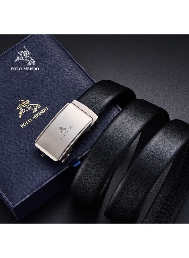 Polomeisdo Men's Leather Automatic Buckle Belt Jd Self-operated Birthday New Year Gift For Boyfriend Husband Father - Image 2
