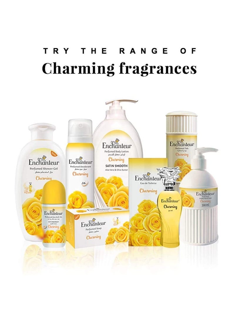 Enchanteur مجموعة هدايا عطر انشانتر او دي تواليت ومزيل العرق - تشارمينغ، هدية الحب، 175 مل  - Image 5