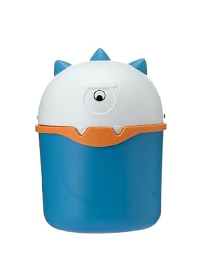 Mini Desktop Garbage Bin With Lid Cute Cartoon Trash Can Plastic Waste Container 14 5x22cm For Home Office Desk - Image 1