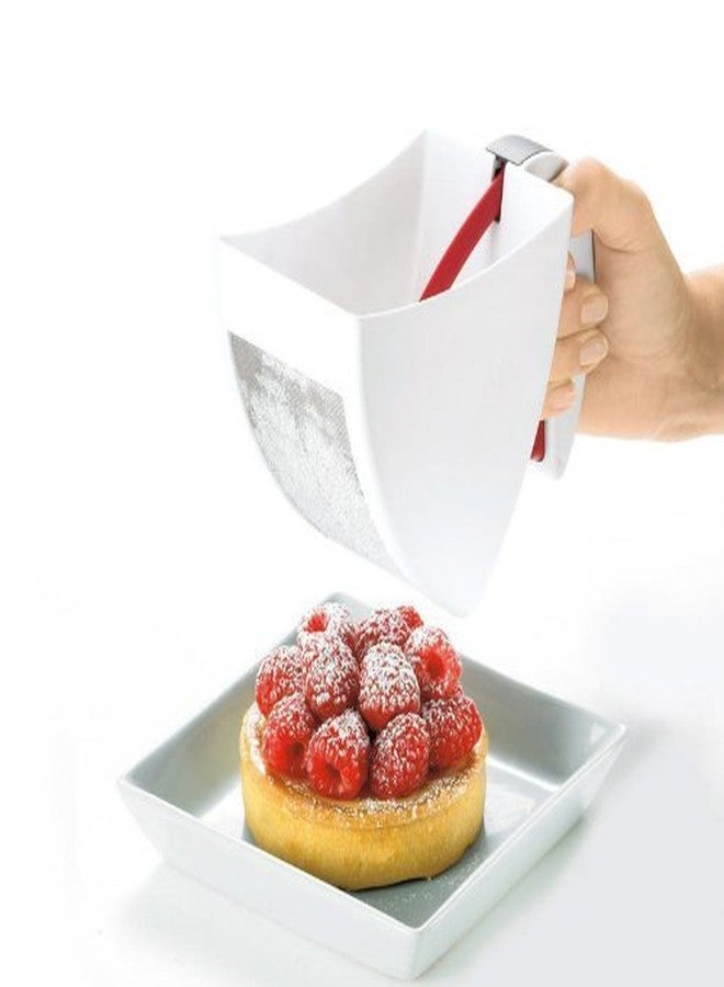 Cuisipro Scoop and Sift Flour Sifter, White, 3 cups, Medium - Image 5