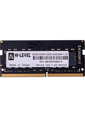 Hi-Level - 32GB 3200MHz DDR4 SODIMM Ram HLV-SOPC25600D4/32G - Image 1