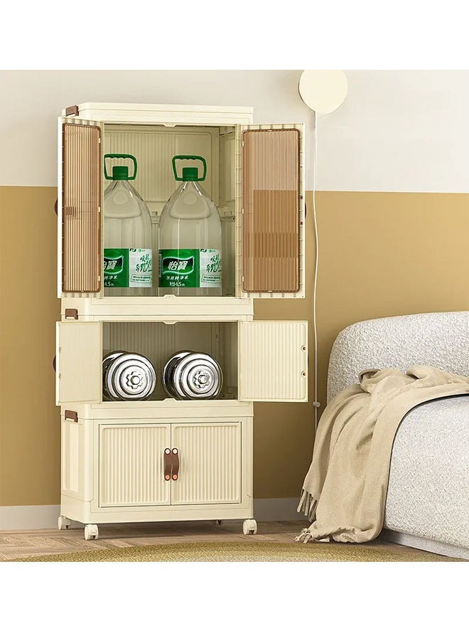keke - 3 Layers Stylish Multi-Functional Storage Cabinet & Children's Wardrobe - Image 1