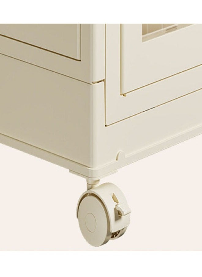 keke - 3 Layers Stylish Multi-Functional Storage Cabinet & Children's Wardrobe - Image 1