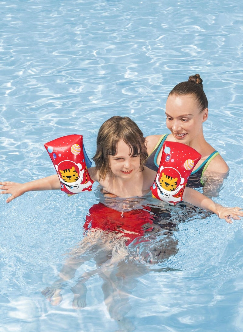 Bestway 30cm x 15cm Astro Tiger Armbands #32102 - Image 2