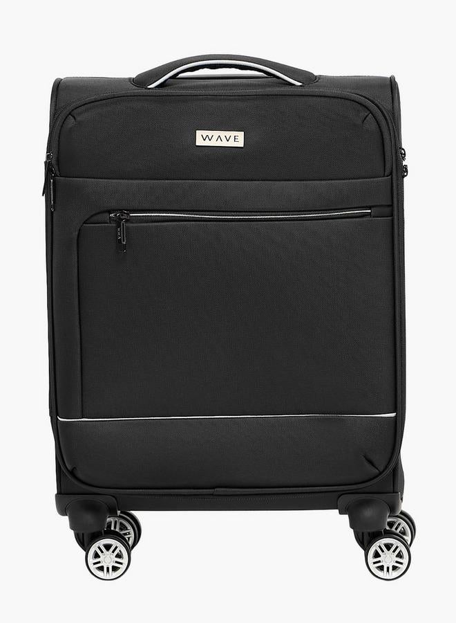 Wave Solid Softcase Trolley Bag With Retractable Handle - Image 3