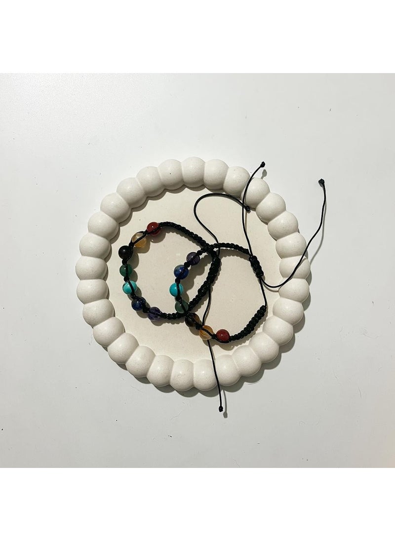 Tabby Design - Valentine's Day Natural Stone Bracelet Set - Image 1