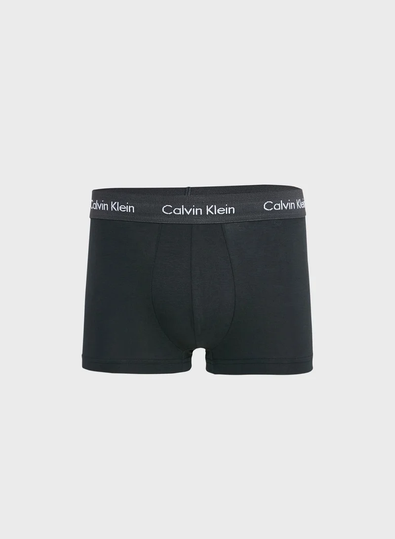 CALVIN KLEIN 3 Pack Logo Band Trunks