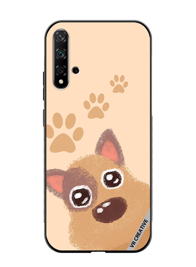 VR CREATIVE Protective Case Cover For Huawei Nova 5T Cute Doggie Design Multicolour - Image 1