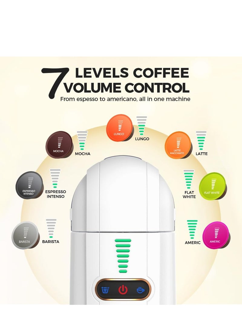 Cafelffe - 5-In-1 Capsule Coffee Machine,  Hot Cold Automatic Espresso Machine Machine 19Bar Coffee Maker - Image 1