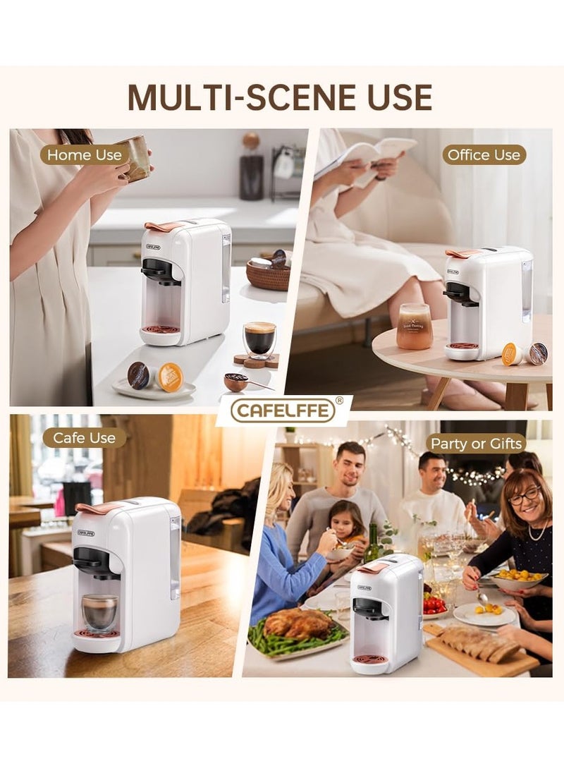 Cafelffe - 5-In-1 Capsule Coffee Machine,  Hot Cold Automatic Espresso Machine Machine 19Bar Coffee Maker - Image 1