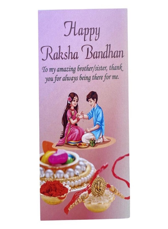 Giftrend Rakhi Set of 2 for Brother | with Tilak Set and Greeting Card | Raksha Bandhan Rakhi Combo - Image 3