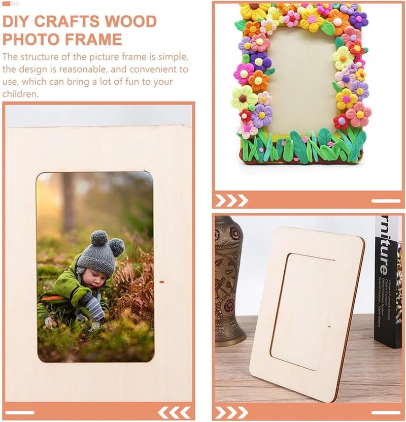 Flexible trendy construction 4 Pcs Wooden Photo Frame DIY Painting Blank Child Unfinished Picture for Photo(16.6x12.2cm) Hardness boosted processed substance Flexible anti-break Timely planned dispatch Multi-market varied design options Durability enhanced Season change compatible build Tight fitted parts Compact design Market multi-use trusted quality Freeze crack proof Modern practical shape Multi-purpose fine material Global upgraded practical design Daily use improved quality Widely used design All-scene compatible build Multi-goal comprehensive design Backup reserve local stock Global trendy simple build Gulf approved global quality Storage transit efficiency build Lightweight Globally engineered build Global flexible sizing options - Image 2