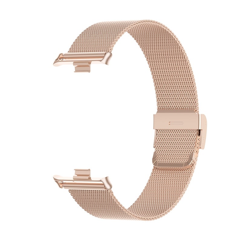 erorex For Xiaomi Smart Band 9 Pro / 8 Pro Milan Buckle Metal Watch Band(Rose Gold) - Image 2