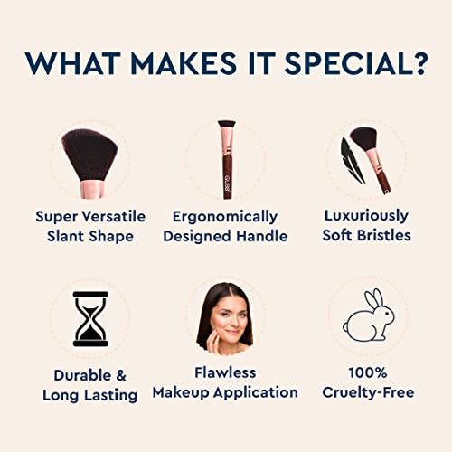 GUBB Blush Brush For Face Makeup | Blusher Brush | Wooden Makeup Brush Single - Image 2