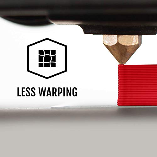 HATCHBOX PETG 3D Printer Filament, Dimensional Accuracy +/- 0.03 mm, 1 kg Spool, 1.75 mm, Red - Image 5