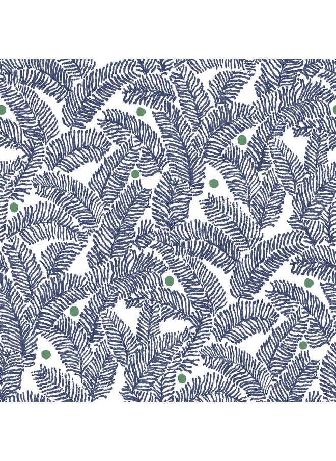 NuWallpaper Navy Fernanda Peel & Stick Wallpaper  - Image 1