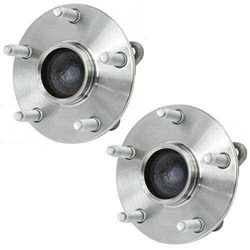 TRQ 2 Piece Front Wheel Bearing & Hub Assembly Set with ABS Sensor Compatible with 2016-2017 Lexus GS200t 2018-2019 GS300 2013-2020 GS350 2013-2018 GS450h RC200t 2018-2022 RC300 2015-2022 RC350 - Image 1