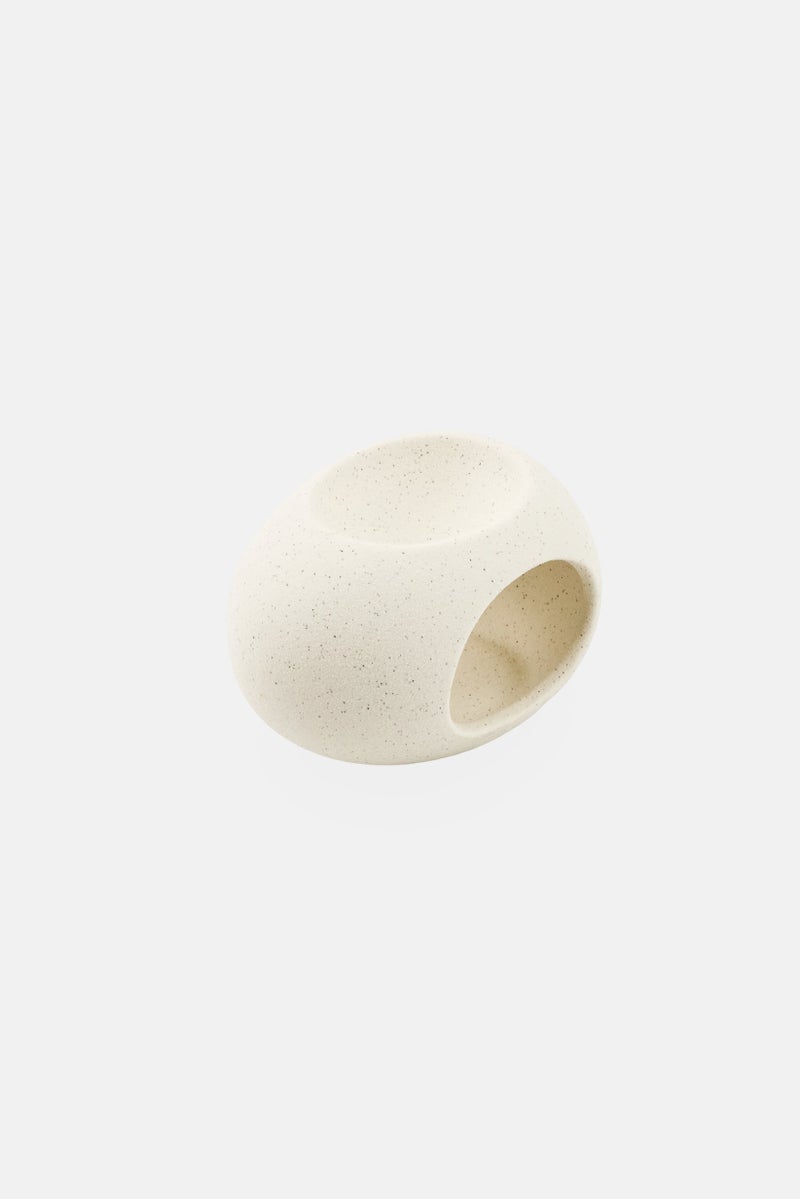 Muy Mucho Ceramic Oil Burner, Off White  - Image 2