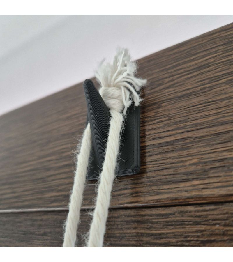 White Bathroom Hooks Wall Mount Screw Fixing Towel Hangers One Pair - Image 2
