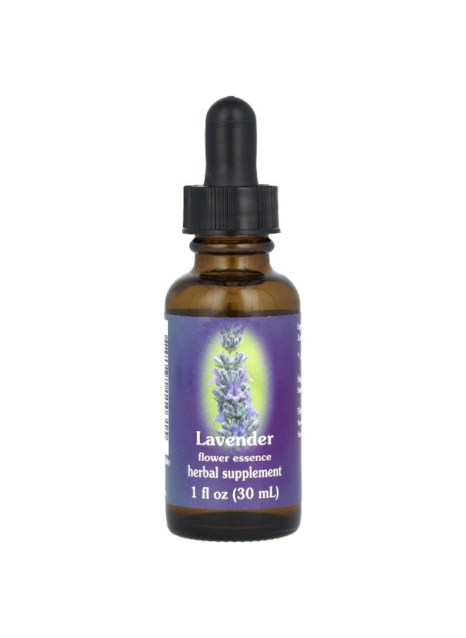 Flower Essence Services Flower Essence Services, Flower Essence, Lavender, 1 fl oz (30 ml)  - Image 1