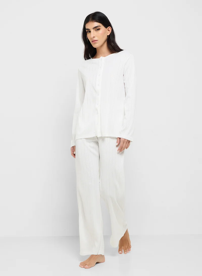 ايلا Top & Pant Pyjama Set
