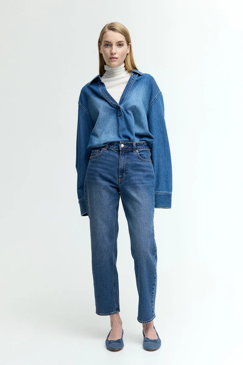 H&M Straight High Waist Jeans