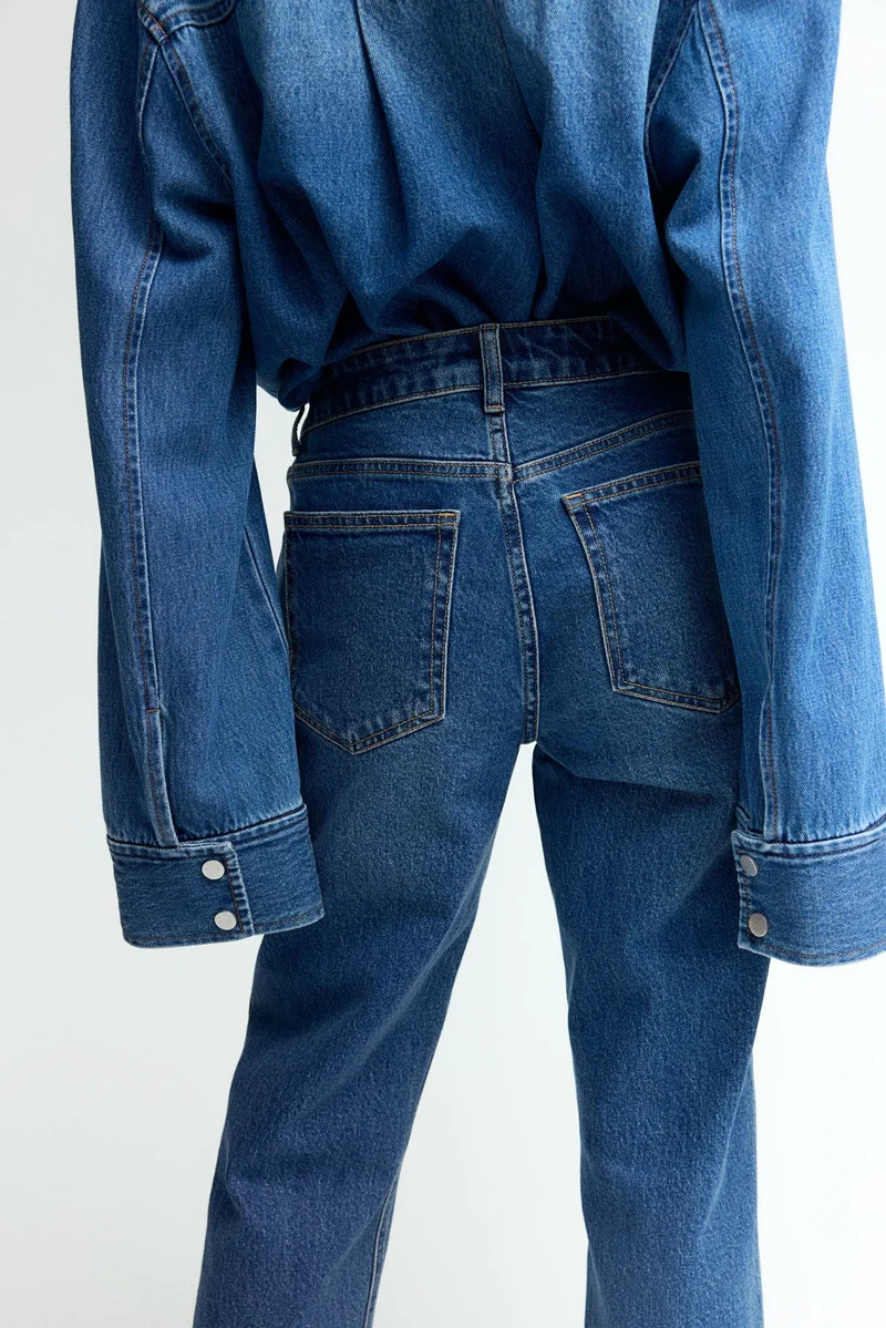H&M Straight High Waist Jeans