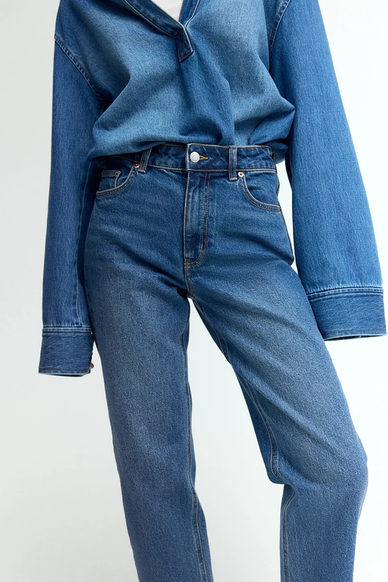 H&M Straight High Waist Jeans