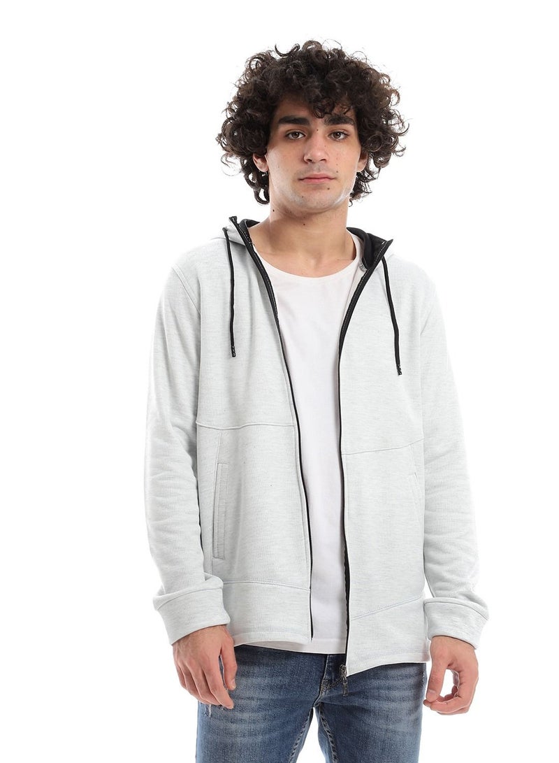 Caesar Front Pockets Zipped Hoodie - Image 2