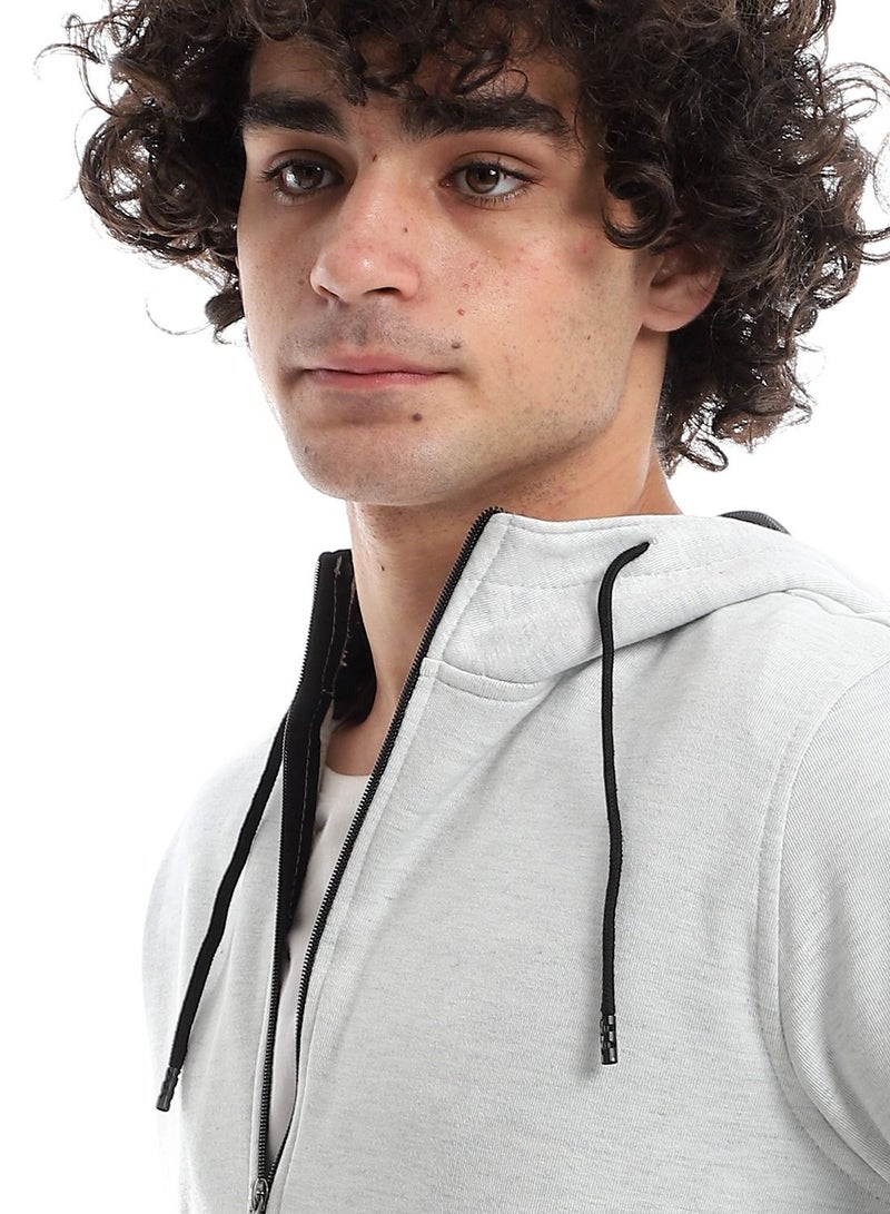 Caesar Front Pockets Zipped Hoodie - Image 5