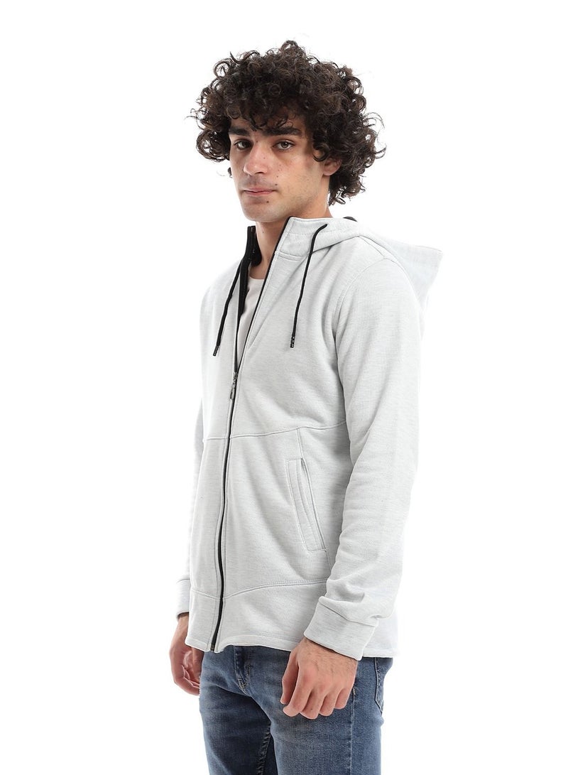 Caesar Front Pockets Zipped Hoodie - Image 3