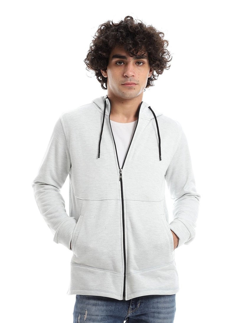 Caesar Front Pockets Zipped Hoodie - Image 1