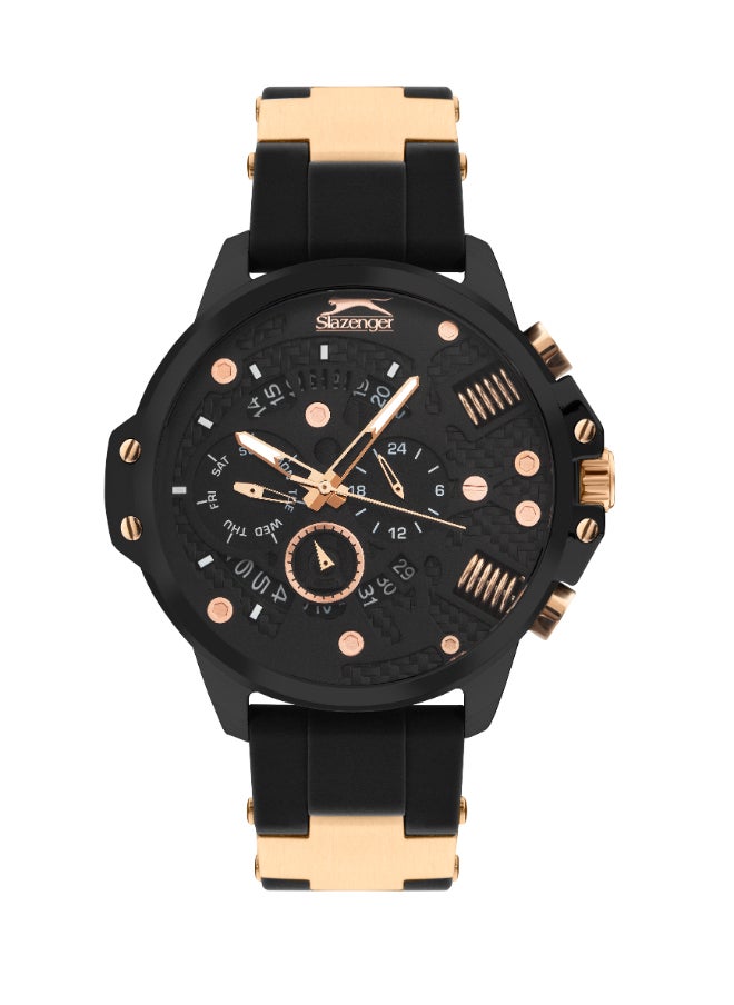Slazenger Slazenger Men 's Multi Function  Black Dial Color Watch-SL.9.2212.2.03  - Image 1