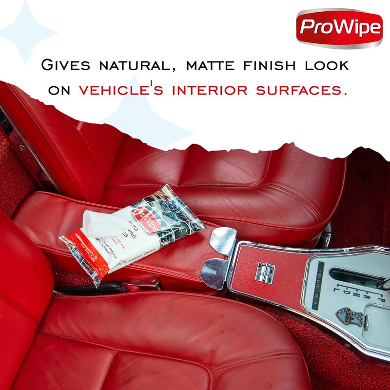 ProWipe Car Interior Cleaner Wipes - Pack of 40 - Image 5