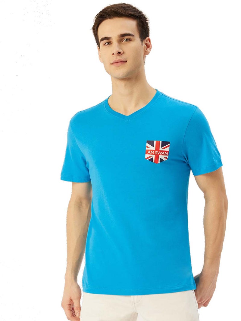 amswan PREMIUM COTTON PRINTED HALF SLEEVE CREW NECK T-SHIRTS - Image 1